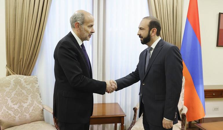 Встреча министра иностранных дел Республики Армения с Чрезвычайным и Полномочным Послом Испании в Республике Армения