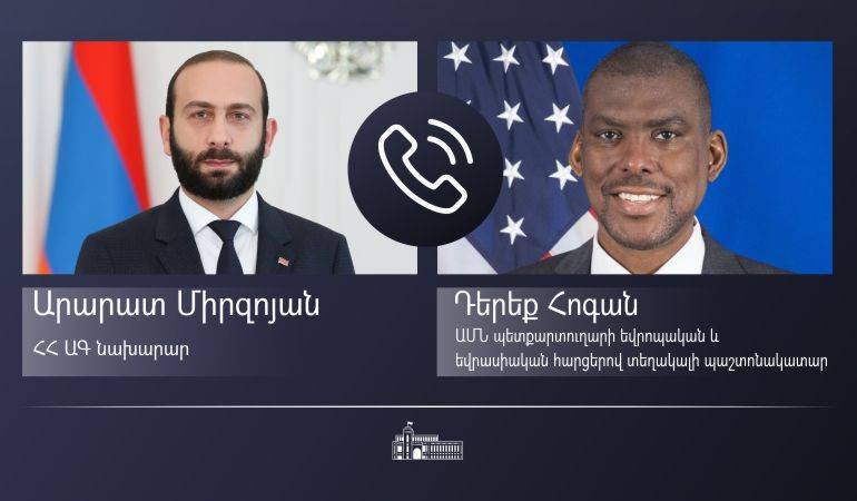 ՀՀ ԱԳ նախարարի հեռախոսազրույցն ԱՄՆ պետքարտուղարի եվրոպական և եվրասիական հարցերով տեղակալի պաշտոնակատարի հետ