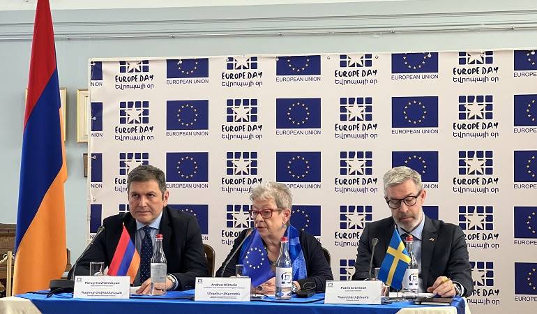Եվրոպայի օրվան նվիրված միջոցառումների մեկնարկին ընդառաջ մամուլի ասուլիս