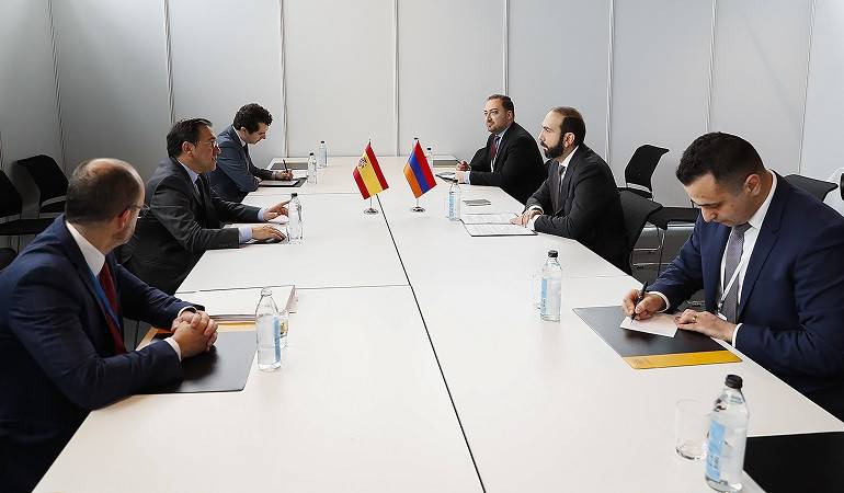 Meeting of Foreign Ministers of Armenia and Spain