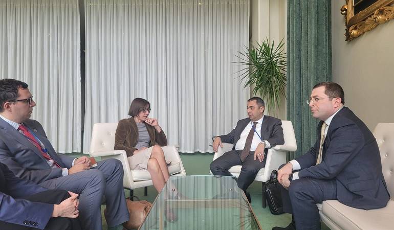Deputy Foreign Minister of Armenia Vahe Gevorgyan met with Mirjana Spoljaric Egger, the President of the International Committee of the Red Cross