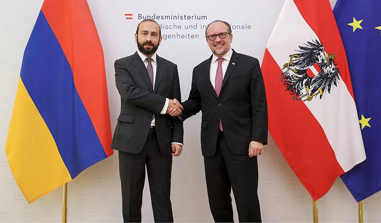 Հայաստանի և Ավստրիայի ԱԳ նախարարների հանդիպումը