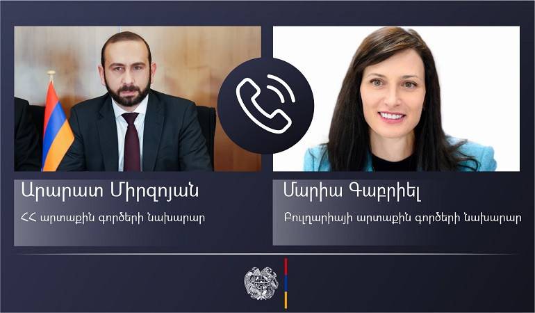 Phone conversation between Foreign Ministers of Armenia and Bulgaria