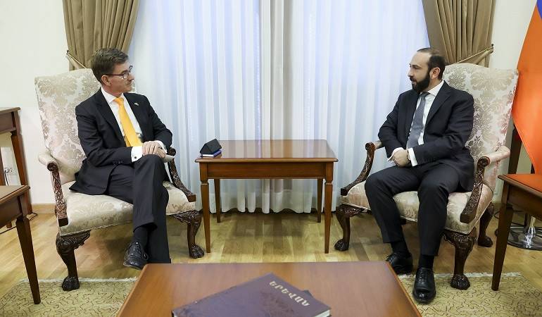 Minister of Foreign Affairs of the Republic of Armenia received the Ambassador of the Kingdom of the Netherlands