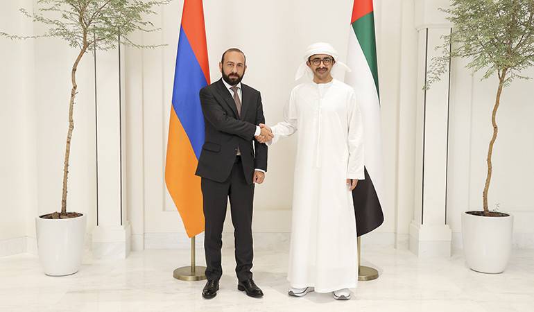 The meeting of the Foreign Ministers of Armenia and the UAE