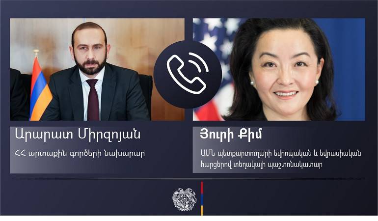 Phone conversation between the Foreign Minister of Armenia and U.S. acting Assistant Secretary of State for European and Eurasian Affairs
