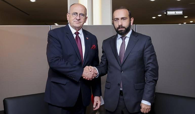 The Meeting of the Ministers of  Foreign Affairs of Armenia and Poland