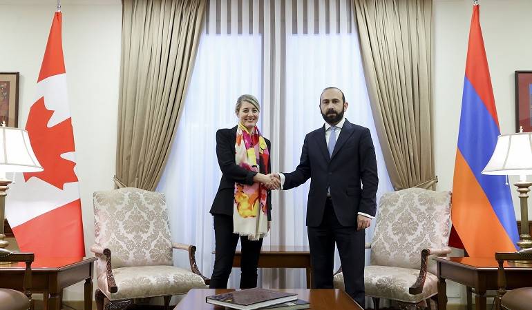 Meeting of the Ministers of Foreign Affairs of Armenia and Canada