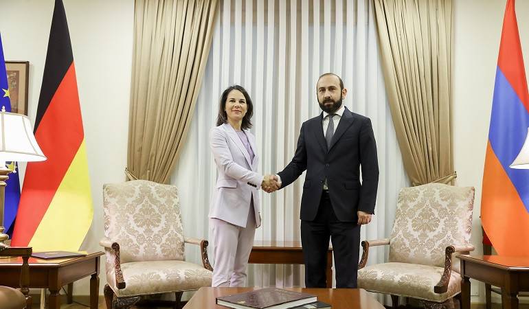 Հայաստանի և Գերմանիայի ԱԳ նախարարների հանդիպումը և համատեղ մամուլի ասուլիսը