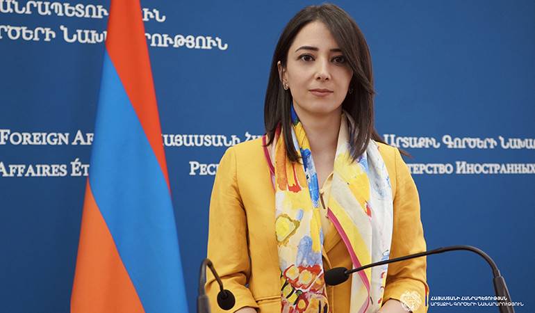 Комментарий пресс-секретаря МИД Армении в связи с заявлением официального представителя МИД России