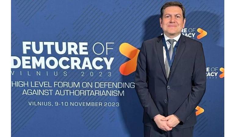 Deputy Minister of Foreign Affairs of Armenia participated in the Forum on the Future of Democracy