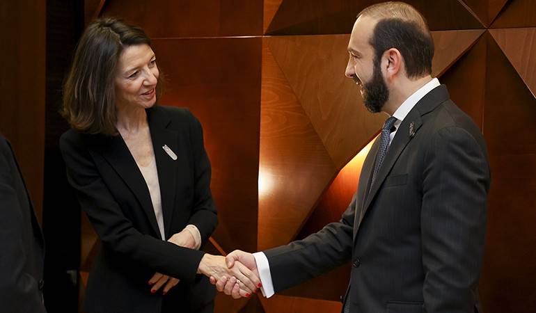 Meeting of the Minister of Foreign Affairs of Armenia and Minister of State for Europe of France