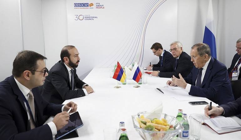Meeting of the Ministers of Foreign Affairs of Armenia and Russia