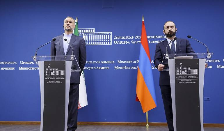 Meeting of Ministers of Foreign Affairs of Armenia and Iran and their joint press conference