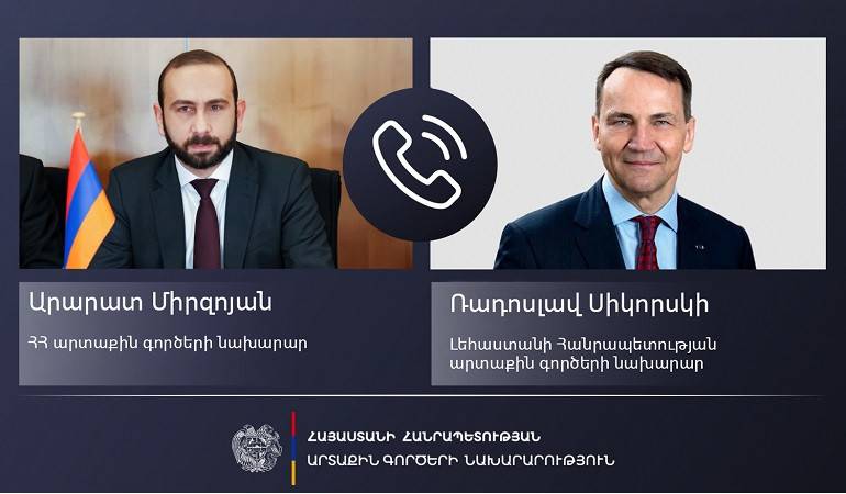 Հայաստանի և Լեհաստանի ԱԳ նախարարների հեռախոսազրույցը