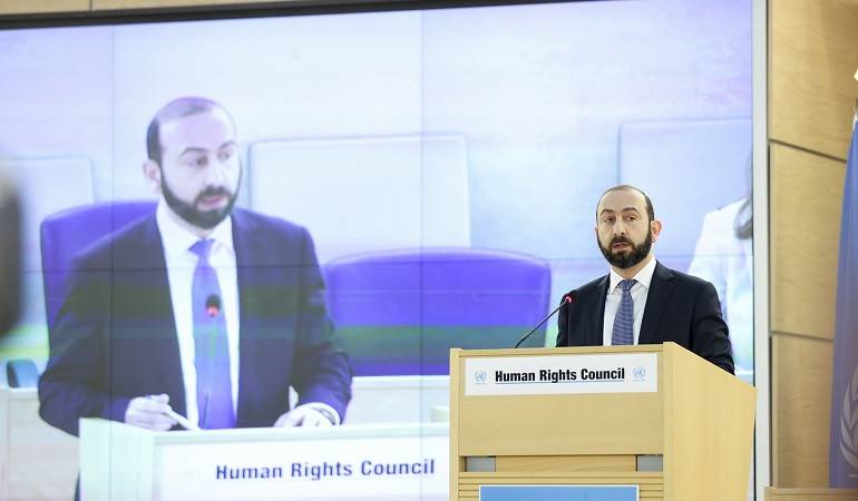 Речь министра иностранных дел Армении Арарата Мирзояна в ходе 55-й сессии Совета ООН по правам человека