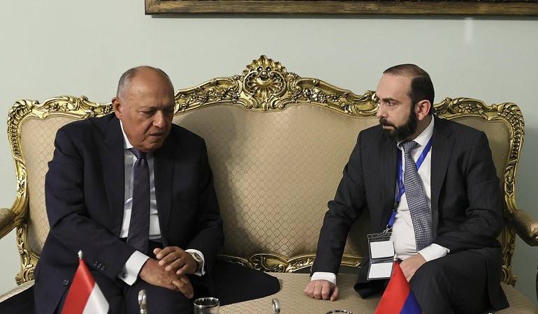 Встреча министров иностранных дел Армении и Египта