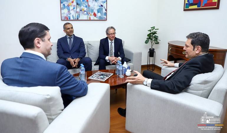 Deputy Foreign Minister Paruyr Hovhannisyan received Claus Neukirch, Director of Programme Coordination of the Council of Europe