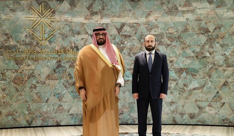 Meeting of the Minister of Foreign Affairs of Armenia with the Minister of Economy and Planning of Saudi Arabia