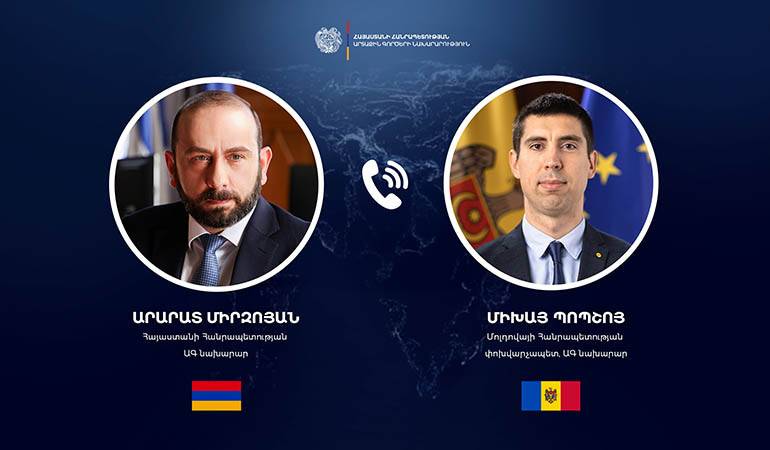 Հայաստանի և Մոլդովայի ԱԳ նախարարների հեռախոսազրույցը