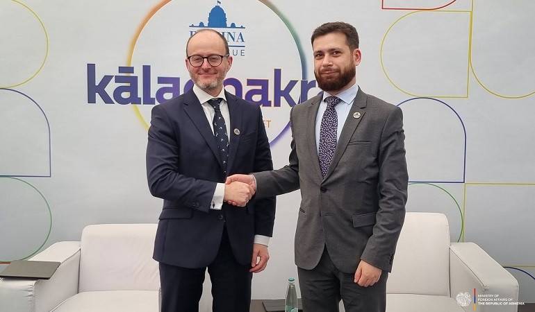 ՀՀ ԱԳ նախարարի տեղակալ Վահան Կոստանյանի հանդիպումը Իսպանիայի Արտաքին գործերի, ԵՄ և համագործակցության  նախարարության արտաքին և գլոբալ հարաբերությունների գծով պետքարտուղարի հետ
