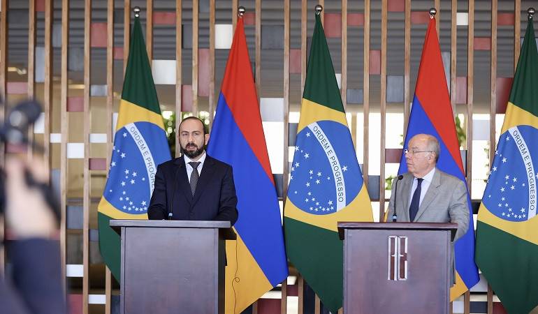 Statement by the Foreign Minister of Armenia following the meeting with the Foreign Minister of Brazil Mauro Vieira