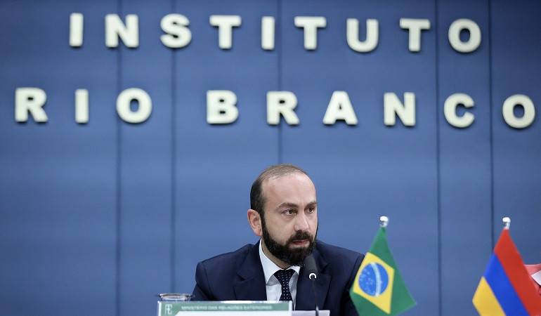 Speech of the Minister of Foreign Affairs of Armenia Ararat Mirzoyan at Rio Branco Institute in Brazil