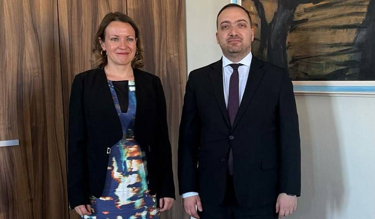 ՀՀ ԱԳՆ գլխավոր քարտուղարի հանդիպումը Չեխիայի ԱԳՆ դիվանագիտական ակադեմիայի տնօրենի հետ