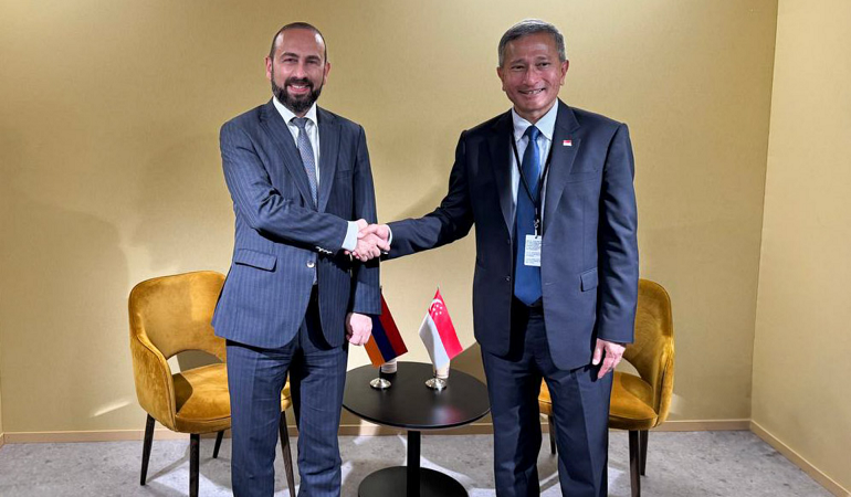 Meeting of the Foreign Ministers of Armenia and Singapore