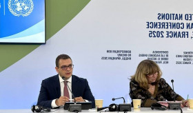 ՀՀ ԱԳ նախարարի տեղակալ Ռոբերտ Աբիսողոմոնյանի և ՄԱԿ Կենսաբանական բազմազանության մասին կոնվենցիայի գործադիր քարտուղար Աստրիդ Շումեյքերի ճեպազրույցը