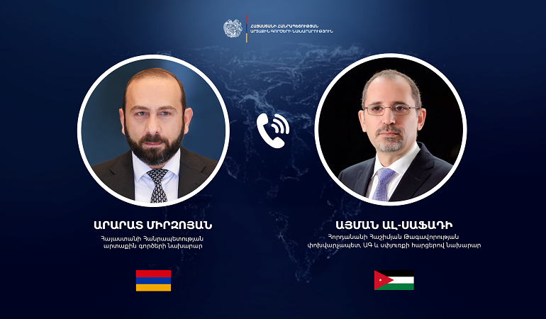 Phone Conversation of the Foreign Ministers of Armenia and Jordan