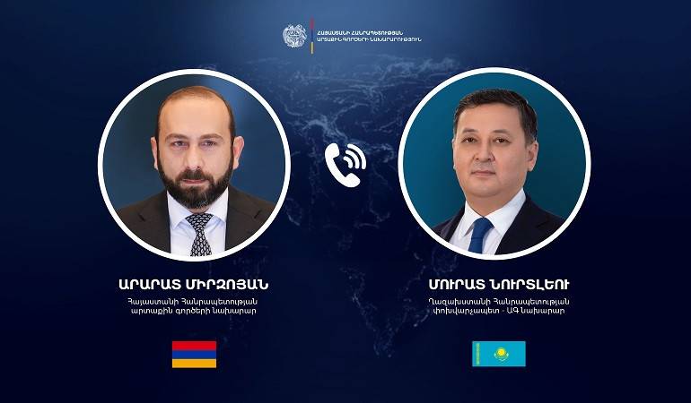 Հայաստանի և Ղազախստանի ԱԳ նախարարների հեռախոսազրույցը