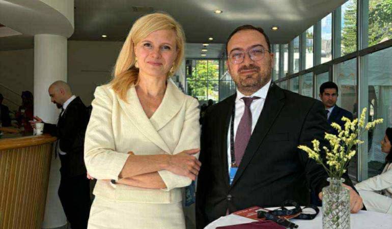 ՀՀ ԱԳՆ գլխավոր քարտուղար Դավիթ Կարապետյանի հանդիպումը «Վարշավայի անվտանգության համաժողովի» ղեկավար Կատարժինա Պիսարսկայի հետ