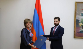 Deputy Foreign Minister Vahan Kostanyan received the newly-appointed Ambassador of Egypt