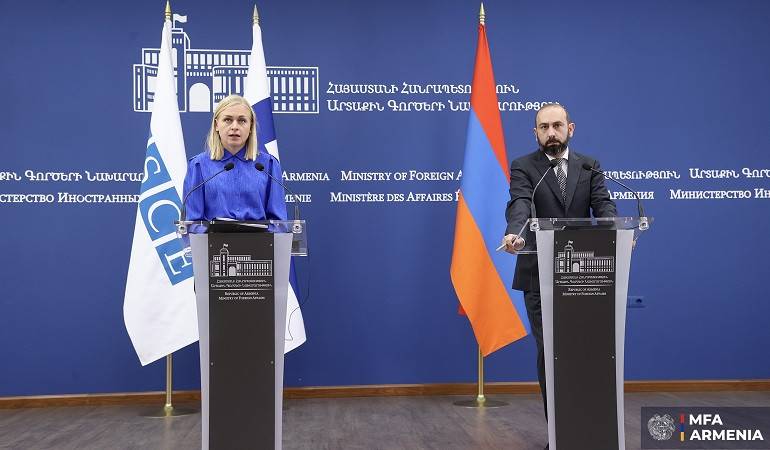 Հայաստանի ԱԳ նախարարի հայտարարությունը և պատասխանները լրագրողների հարցերին ԵԱՀԿ գործող նախագահ, Ֆինլանդիայի արտաքին գործերի նախարարի հետ համատեղ մամուլի ասուլիսին