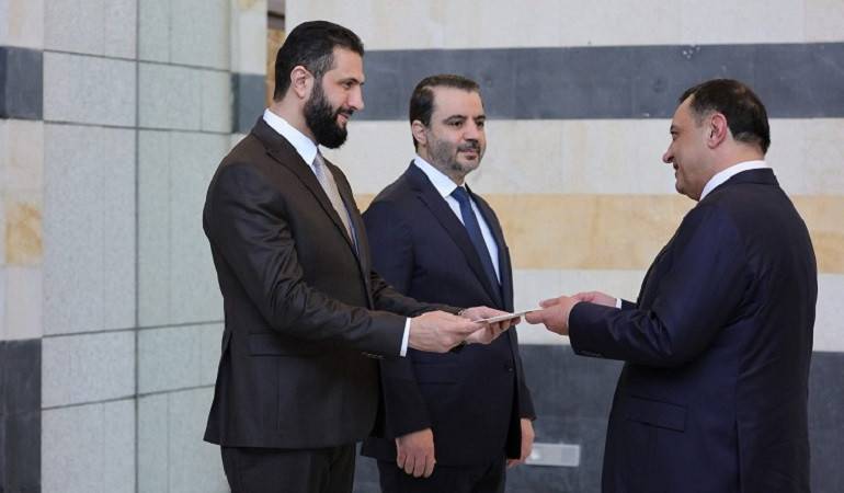 Սիրիայում ՀՀ դեսպանն իր հավատարմագրերն է հանձնել Սիրիայի Արաբական Հանրապետության նախագահին