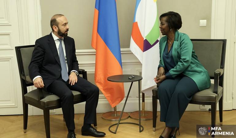 Встреча министра иностранных дел Армении с Генеральным секретарем МОФ