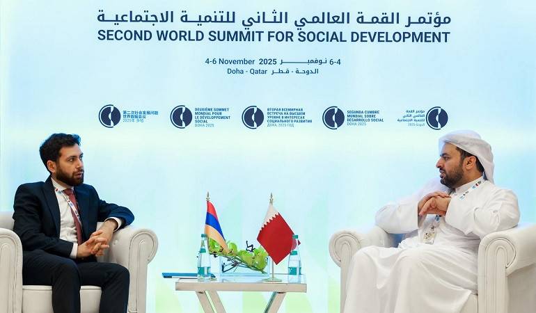 ՀՀ ԱԳ նախարարի տեղակալ Վահան Կոստանյանի հանդիպումը Կատարի պետության ԱԳ պետնախարարի հետ