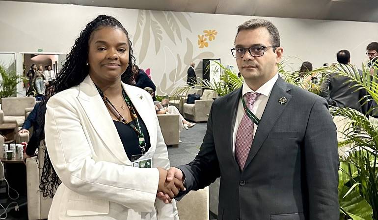 ՀՀ ԱԳ նախարարի տեղակալ Ռոբերտ Աբիսողոմոնյանի հանդիպումը ԿԴՀ ԱԳ նախարարի տեղակալ Նոելլա Այեգանագատո Նակուիպոնեի հետ