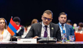 Intervention du vice-ministre des Affaires étrangères de la République d'Arménie, Robert Abisoghomonyan, à la 46e session de la Conférence ministérielle de la Francophonie