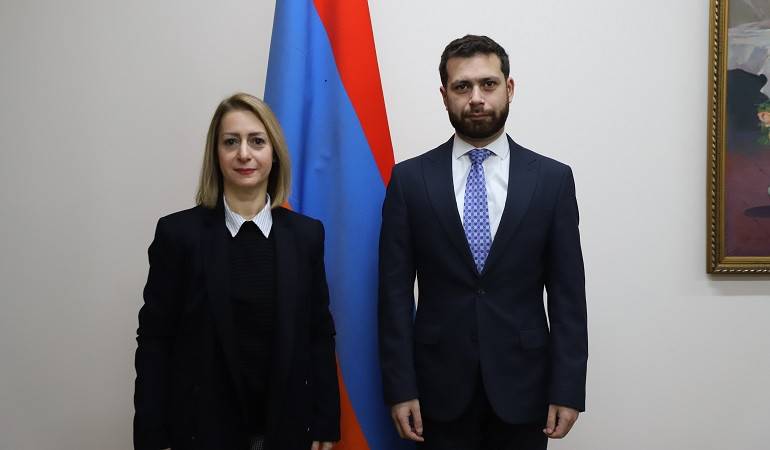 Հայաստանում Լիբանանի նորանշանակ դեսպանն իր հավատարմագրերի պատճենն է հանձնել ՀՀ ԱԳ նախարարի տեղակալին