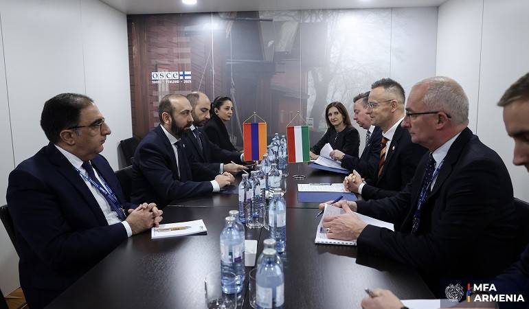 Հայաստանի և Հունգարիայի ԱԳ նախարարների հանդիպումը