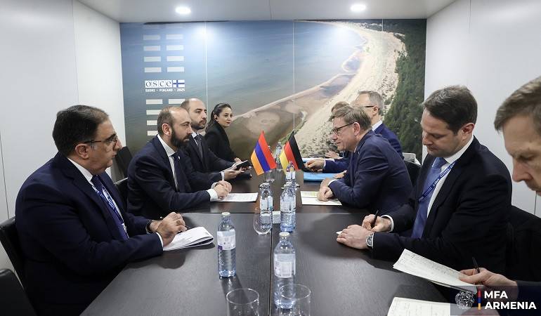 Meeting of the Foreign Ministers of Armenia and Germany