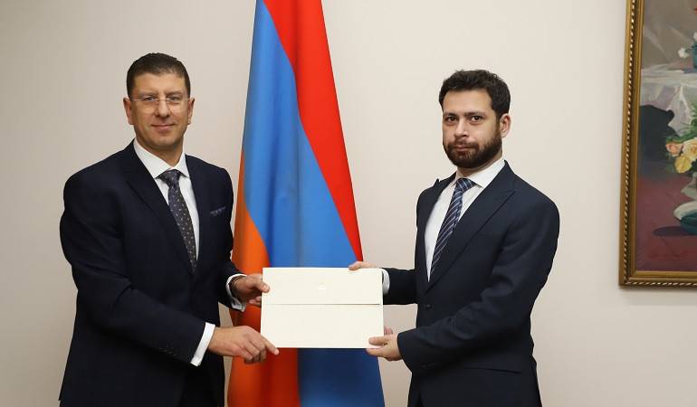 Deputy Foreign Minister Vahan Kostanyan received the newly-appointed Ambassador of Bulgaria