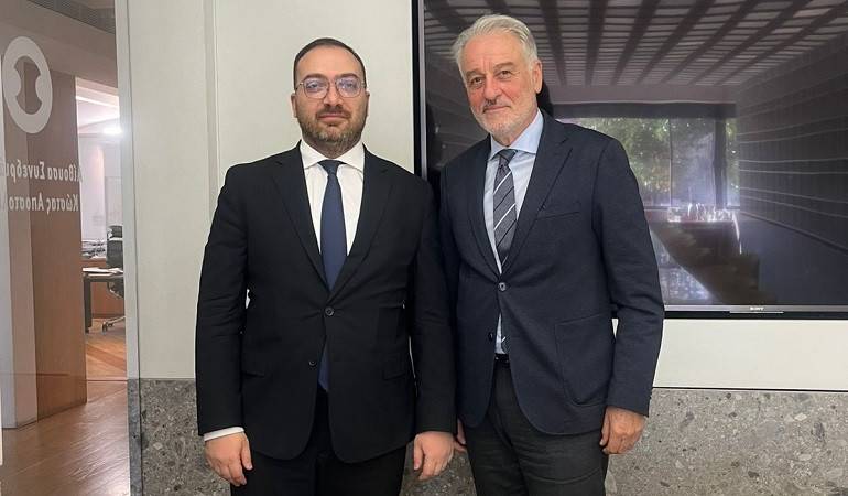 ՀՀ ԱԳՆ գլխավոր քարտուղարի հանդիպումը «Եվրոպական և արտաքին քաղաքականության հունական հիմնադրամի» խորհրդի նախագահի հետ