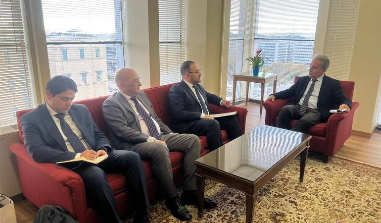 Встреча Генерального секретаря МИД Армении с руководителем Главного управления по политическим вопросам МИД Греции