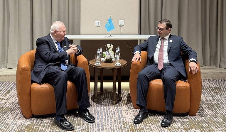 Встреча заместителя Министра иностранных дел Армении Роберта Абисогомоняна с Высоким представителем Альянса цивилизаций ООН Мигелем Анхелеем Моратиносом