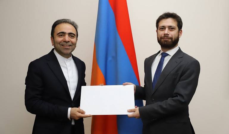 ՀՀ ԱԳ նախարարի տեղակալն ընդունել է  Իրանի Իսլամական Հանրապետության նորանշանակ դեսպանին