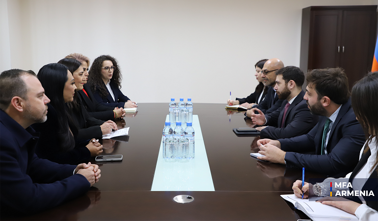 The Deputy Minister of Foreign Affairs of Armenia received a delegation led by the President of the Mexico-Armenia Friendship Group