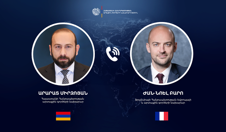 Հայաստանի և Ֆրանսիայի ԱԳ նախարարների հեռախոսազրույցը